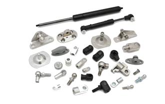 GAS SPRINGS AND MOUNTING ACCESSORIES